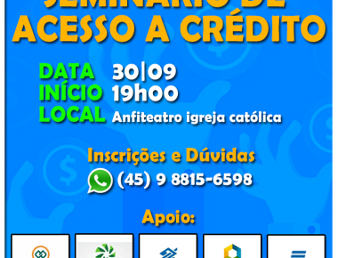 Seminário de acesso ao crédito será realizado na próxima segunda-feira em Mercedes