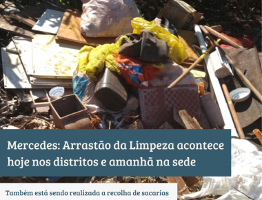 Arrastão da Limpeza acontece hoje nos distritos e amanhã na sede