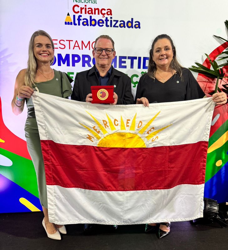 Educação de Mercedes é novamente destaque nacional com Selo Ouro em alfabetização