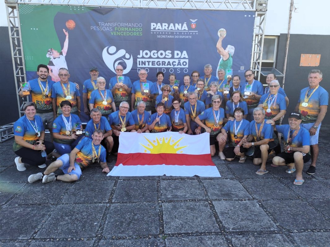 Mercedes conquista 3º lugar geral na Série Ouro dos Jogos de Integração do Idoso