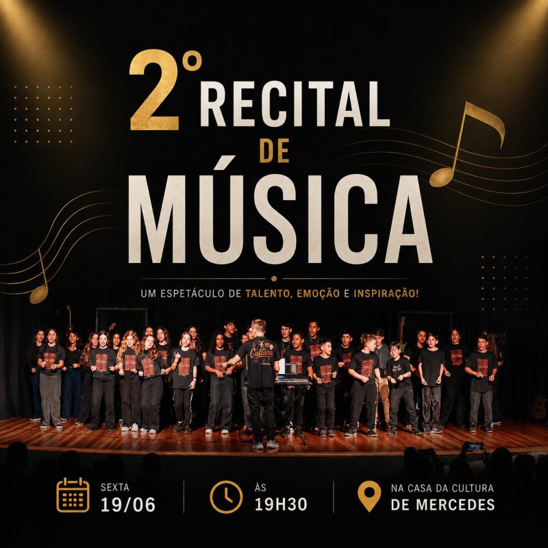 Casa da Cultura promove 2º Recital de Música nesta sexta
