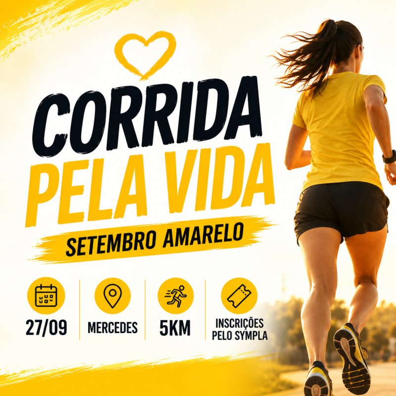 Mercedes vai realizar a 1ª Corrida pela Vida no Setembro Amarelo